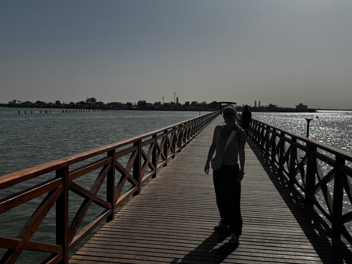 Pont de Joal Fadiouth au coucher du soleil
